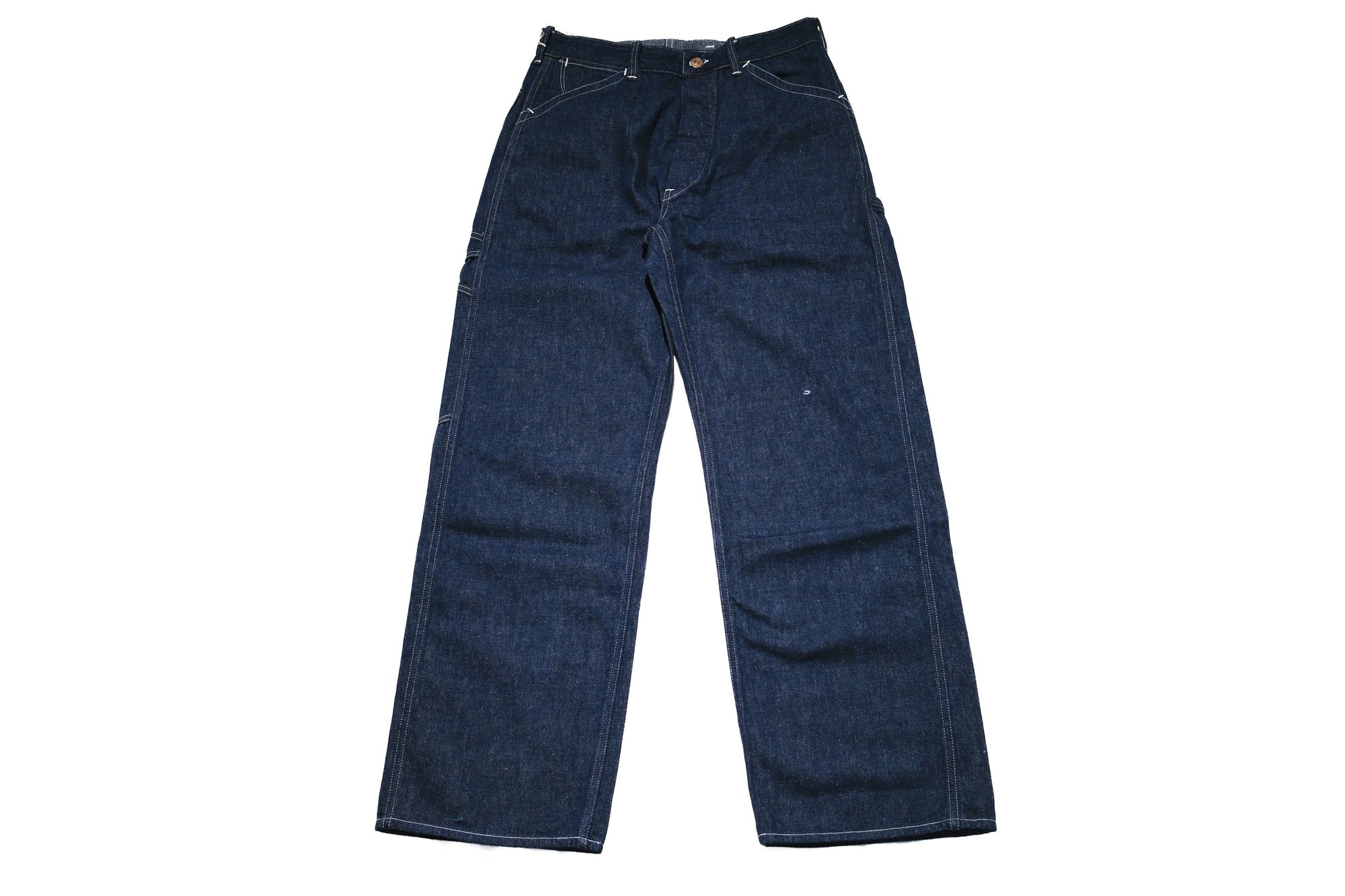 John Gluckow X Warehouse Co. 10oz Indigo Dyed Denim “Ironworkers” Trousers