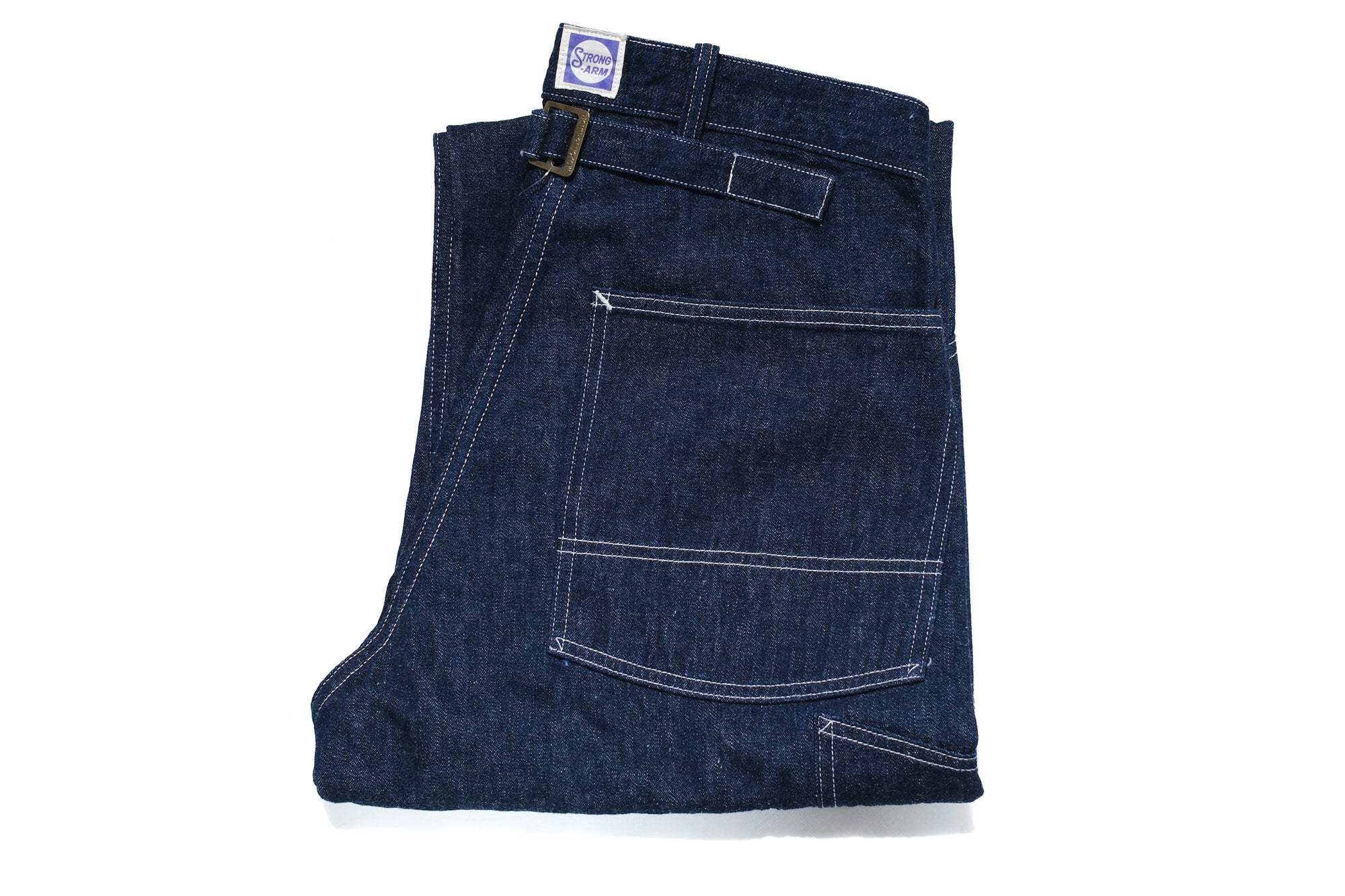 John Gluckow X Warehouse Co. 10oz Indigo Dyed Denim “Ironworkers” Trousers