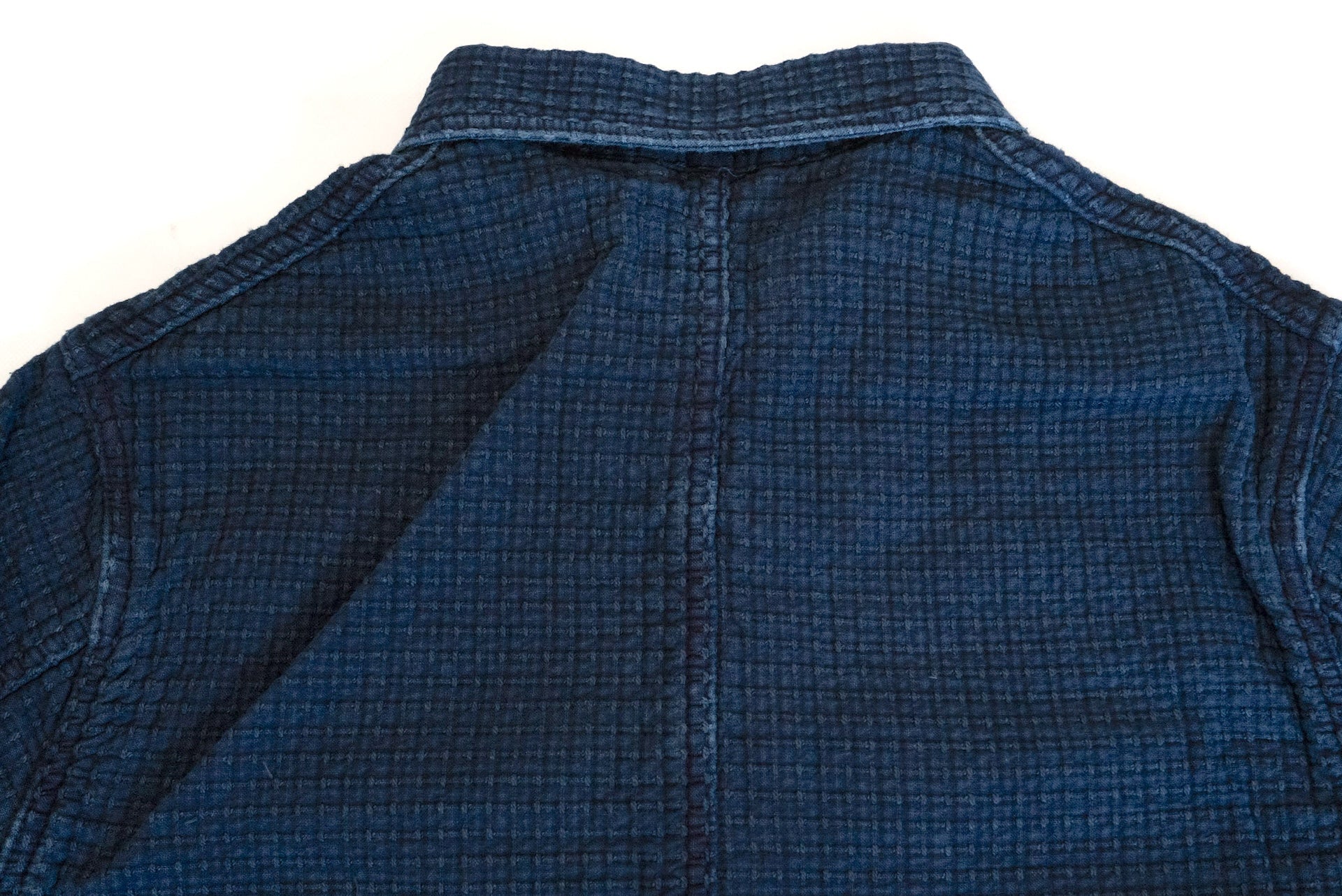 Studio D'Artisan Indigo "Double-Layered Sashiko" Coverall