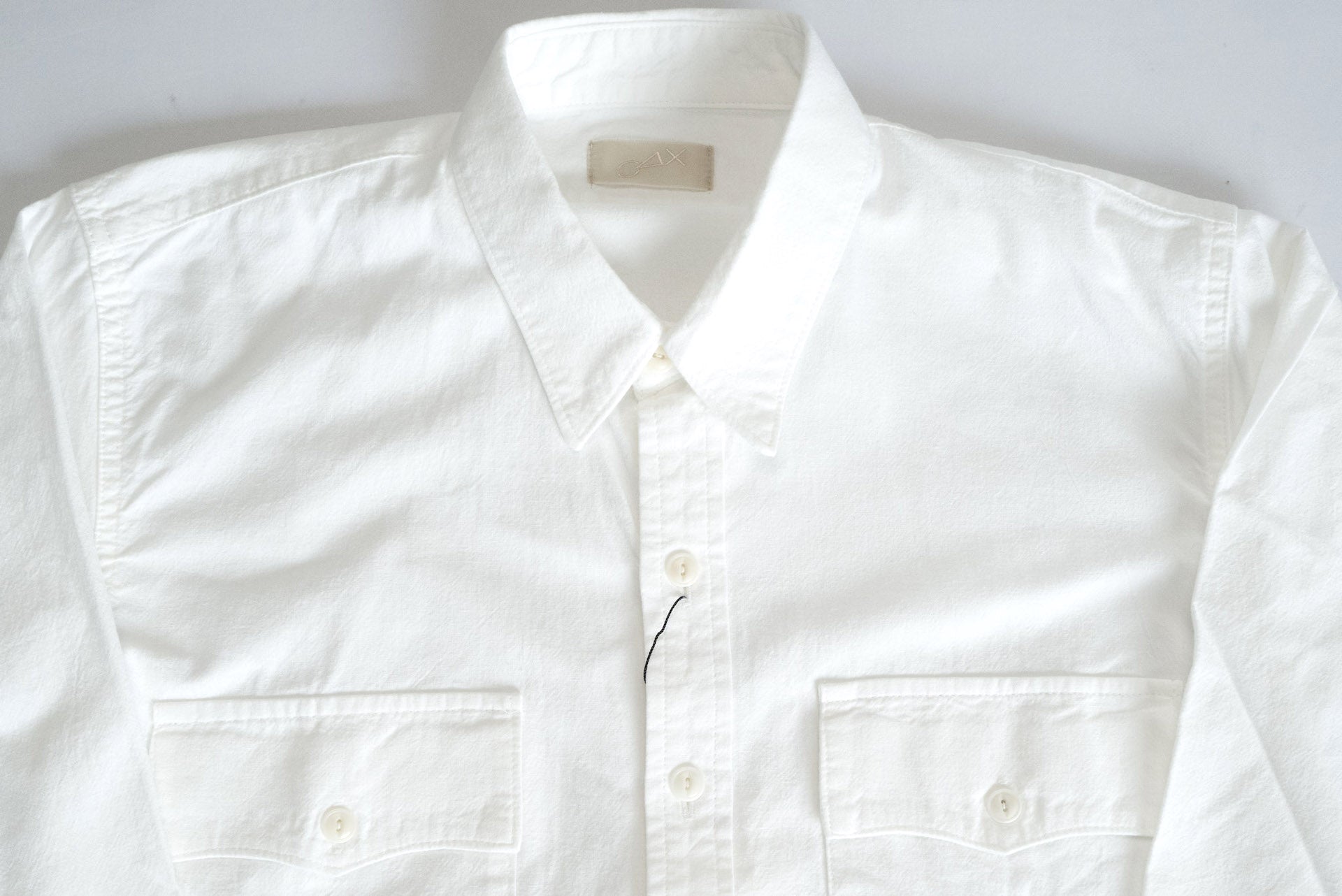 Maru Sankaku Peke by SDA 8oz Military Oxford Shirt (Off-White)