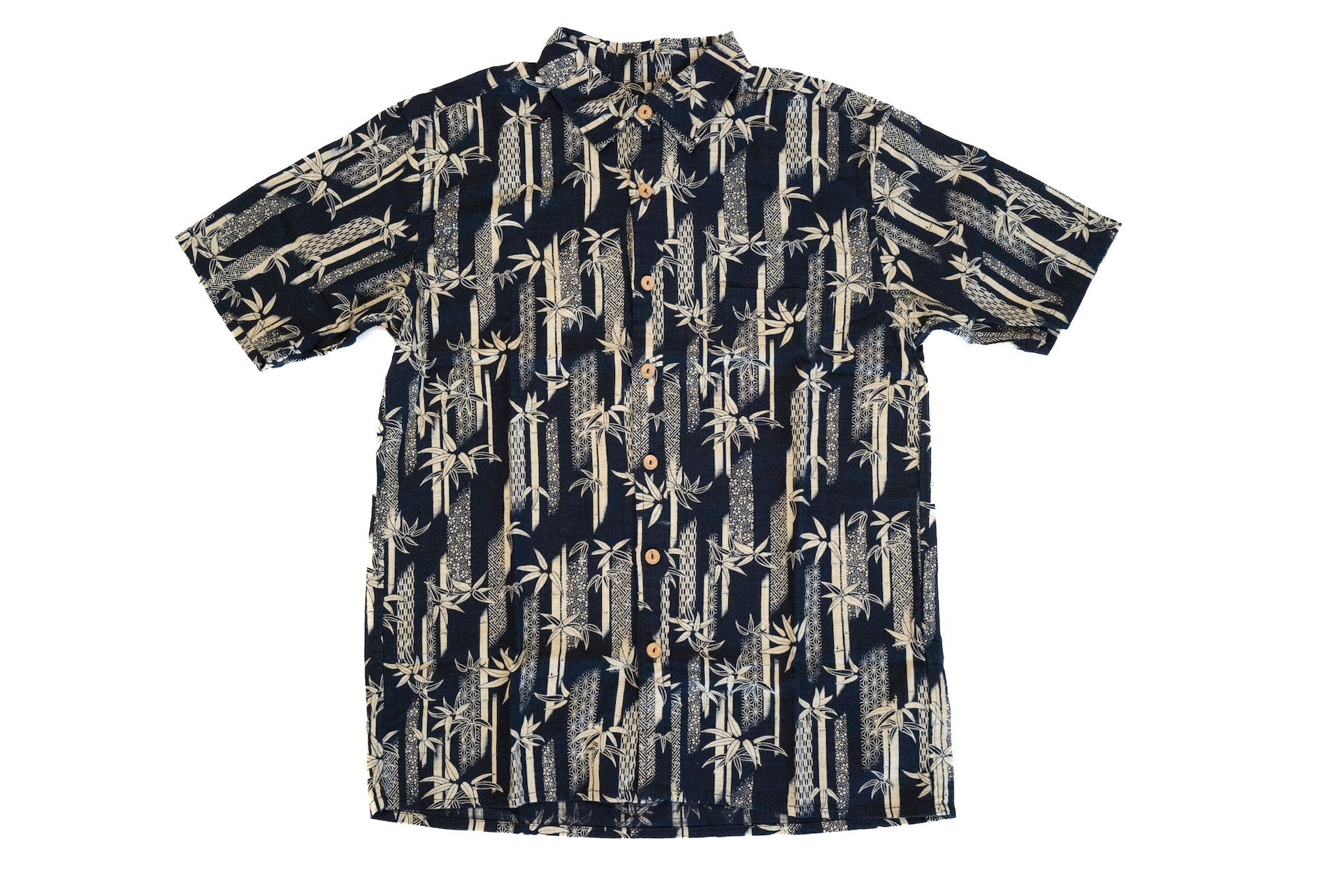 Momotaro Indigo "Bamboo Stalk" S/S  Workshirt