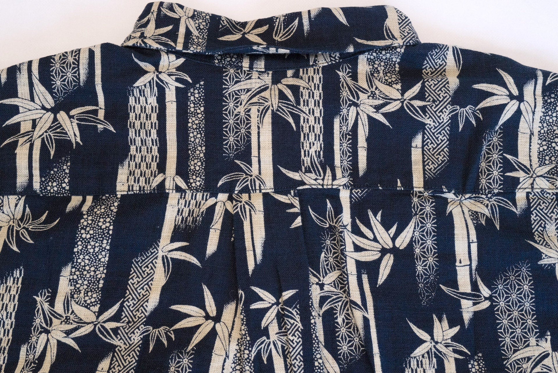 Momotaro Indigo "Bamboo Stalk" S/S  Workshirt