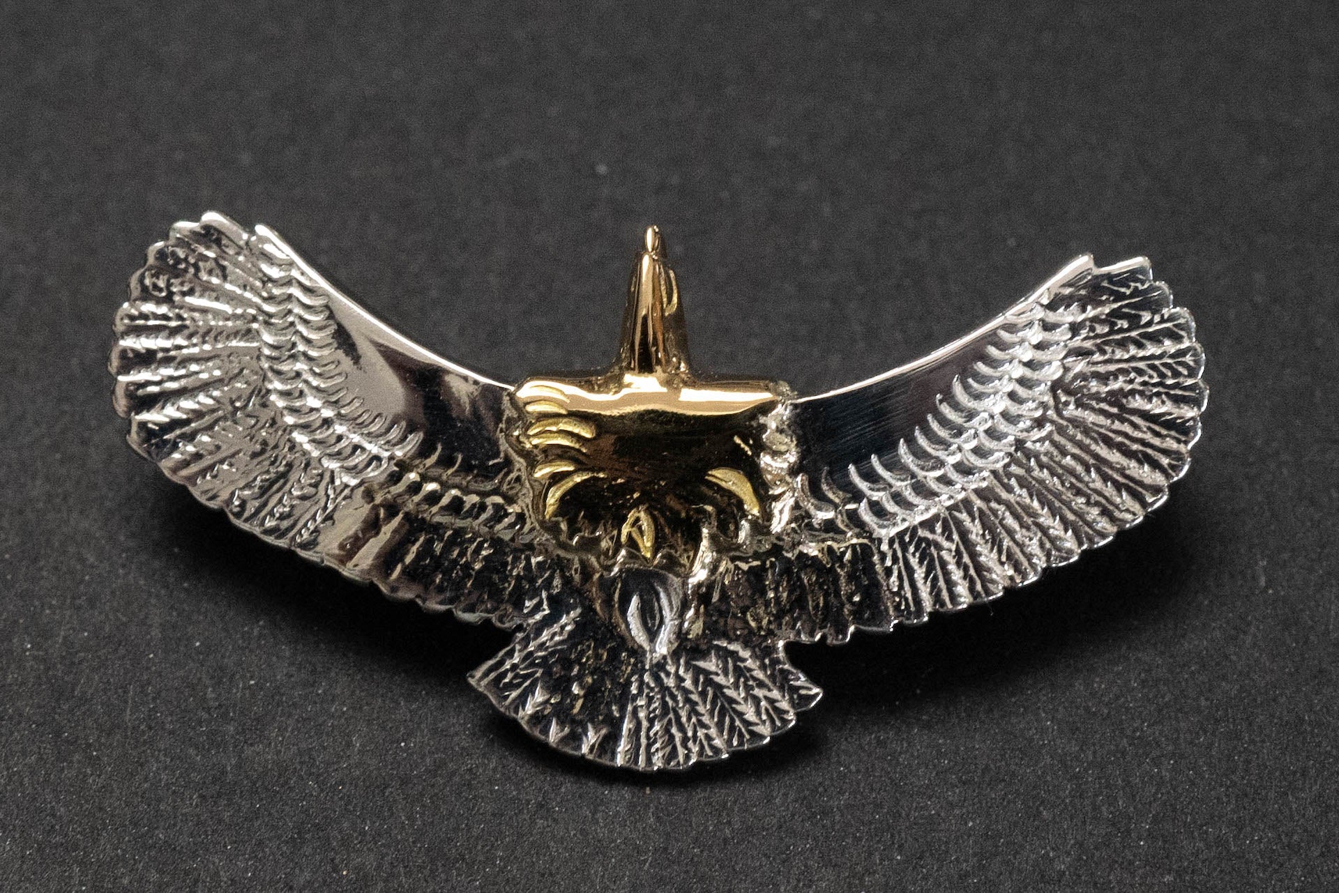 First Arrow's Mini Eagle Pendants with 18K Gold Head (P-596)