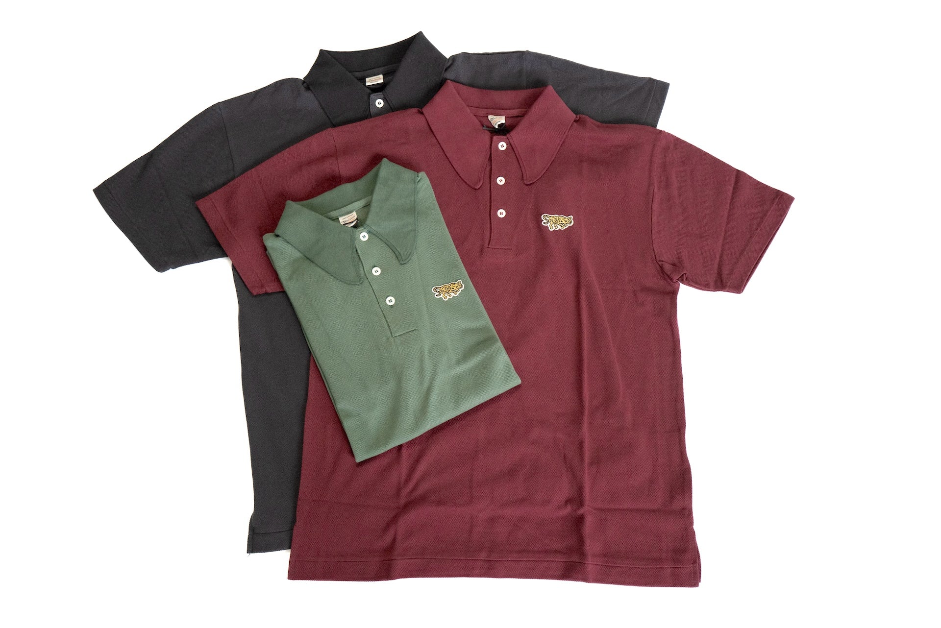 Warehouse X Yusuke Hanai "Jaguar" Lightweight Pique Polo (Green)