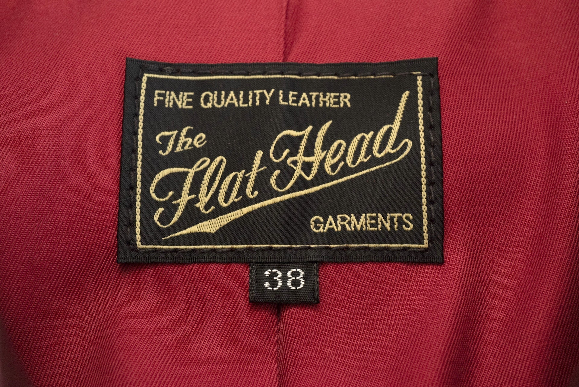 The Flat Head Horsehide 40s Single Sport Jacket (Wine Tea-cored)