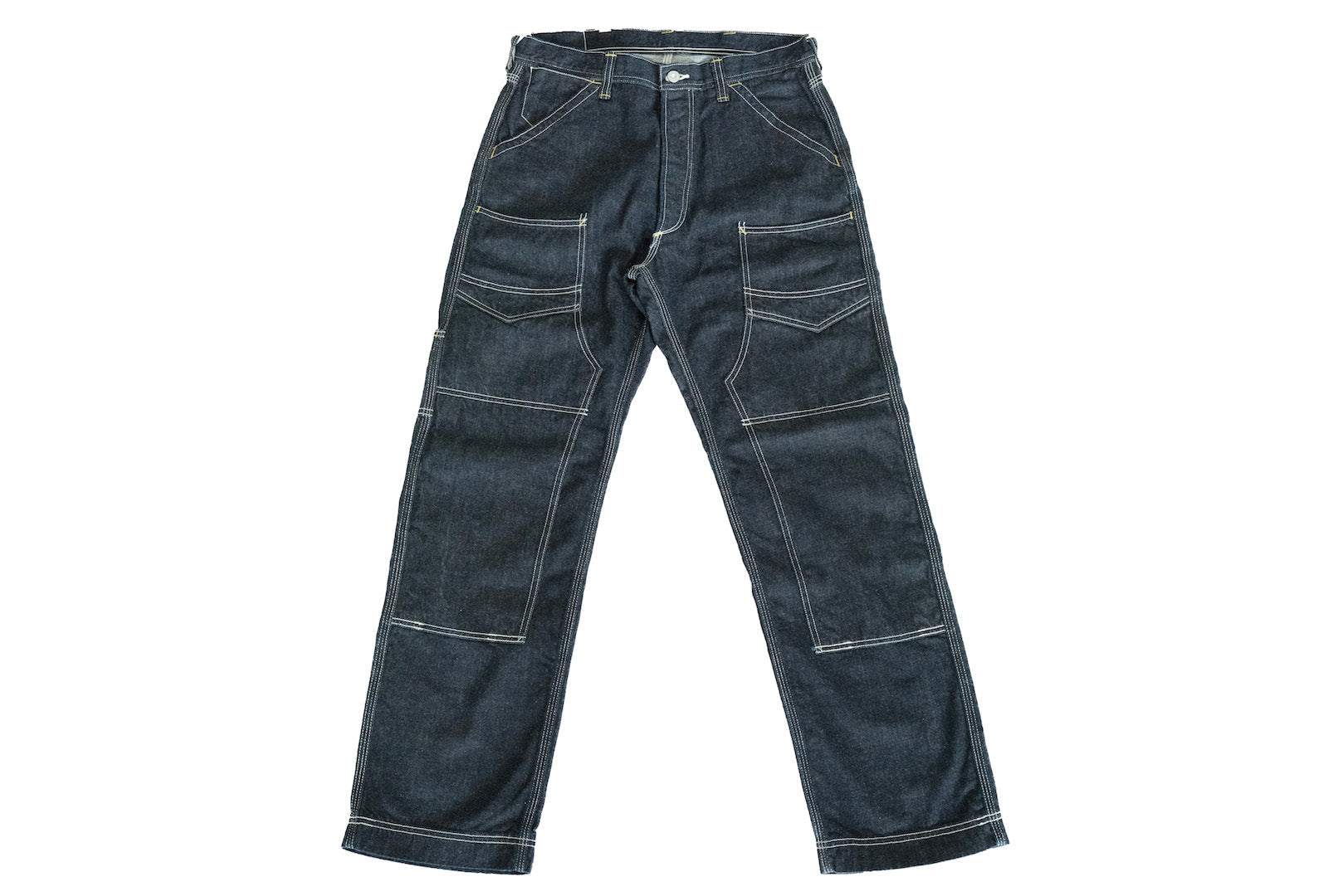 Freewheelers 13.5oz Indigo Denim "Derrickman" Work Pants (Modern Straight fit)