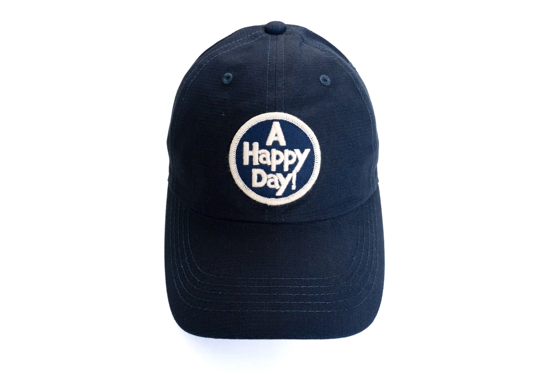 UES "A Happy Day" Indigo Dyed Poplin Baseball Cap (55th Anniversary Limited)