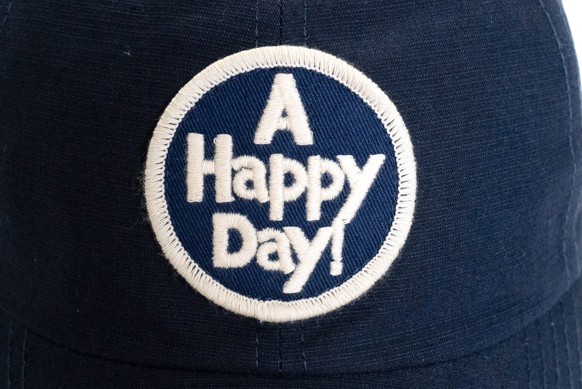 UES "A Happy Day" Indigo Dyed Poplin Baseball Cap (55th Anniversary Limited)