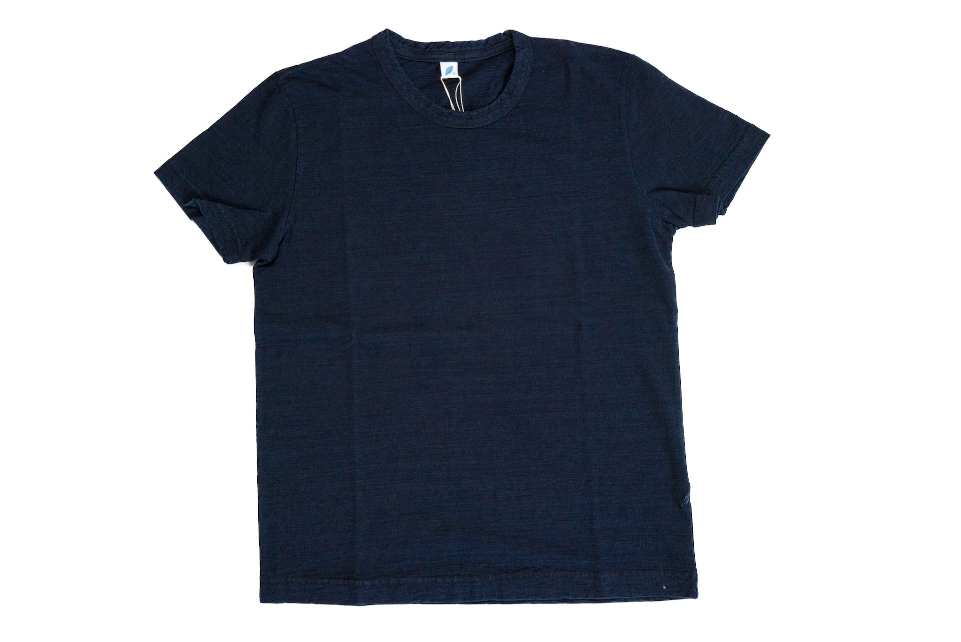 Pure Blue Japan 6.5oz "Signature" Indigo Dyed Tee (Natural Indigo)