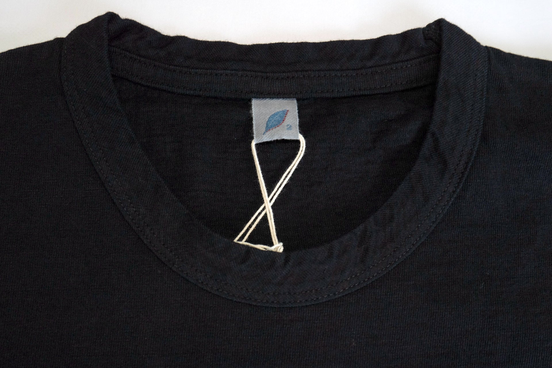 Pure Blue Japan 6.5oz "Signature" Indigo Dyed Tee (Black X Indigo)