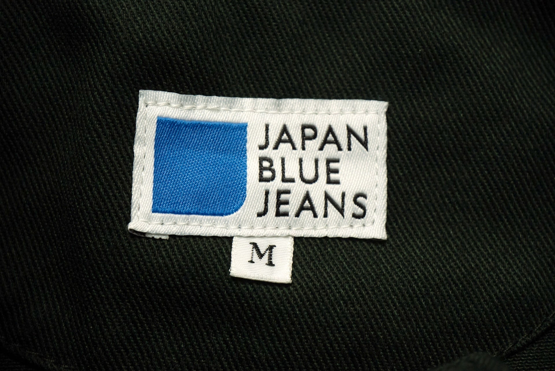 Japan Blue Cotton/Tetron Twill Harrington Work Jacket (Green)