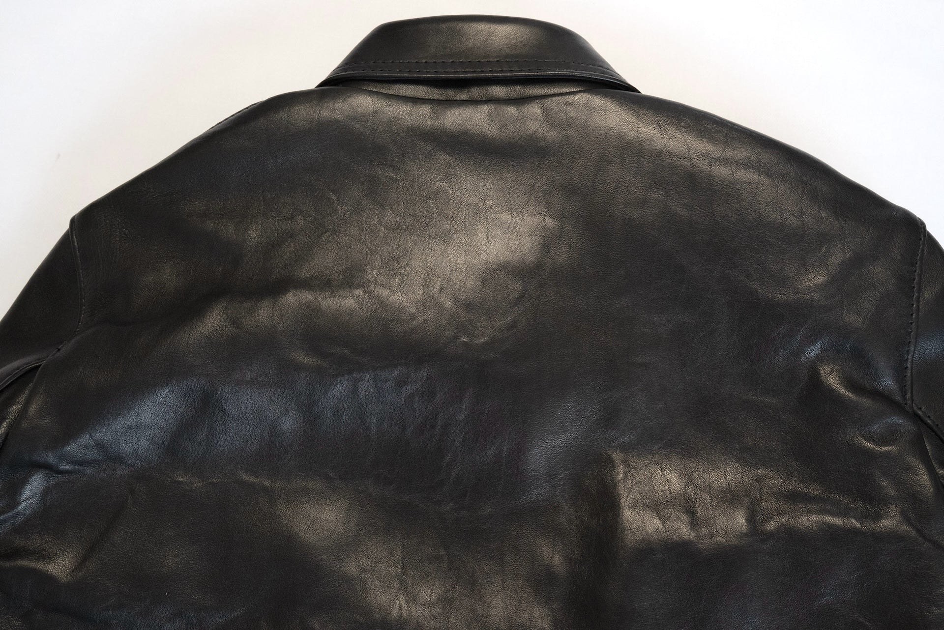 Lewis Leathers 551S “Dominator” Slim-Fit Sheepskin Jacket (Black)