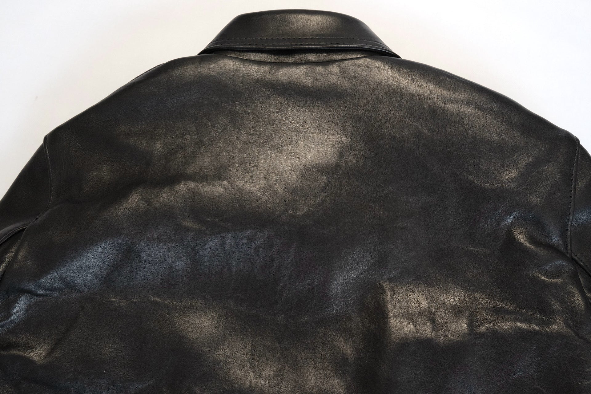 Lewis Leathers Black Sheepskin 'Dominator' 551T Leather Jacket (Tight fit)