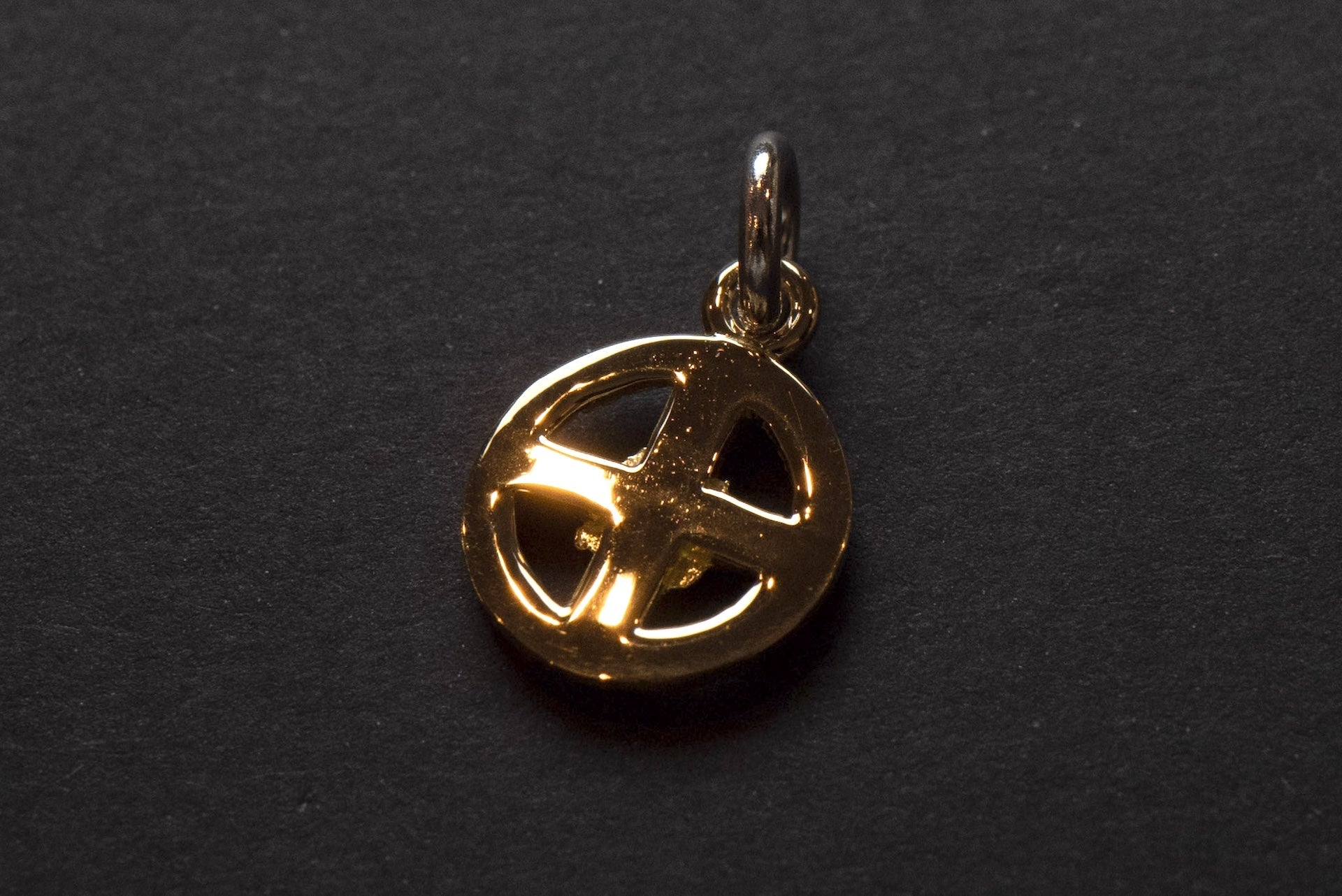 First Arrow's 18K Gold "Medicine Mark" Mini Pendant (P-775)