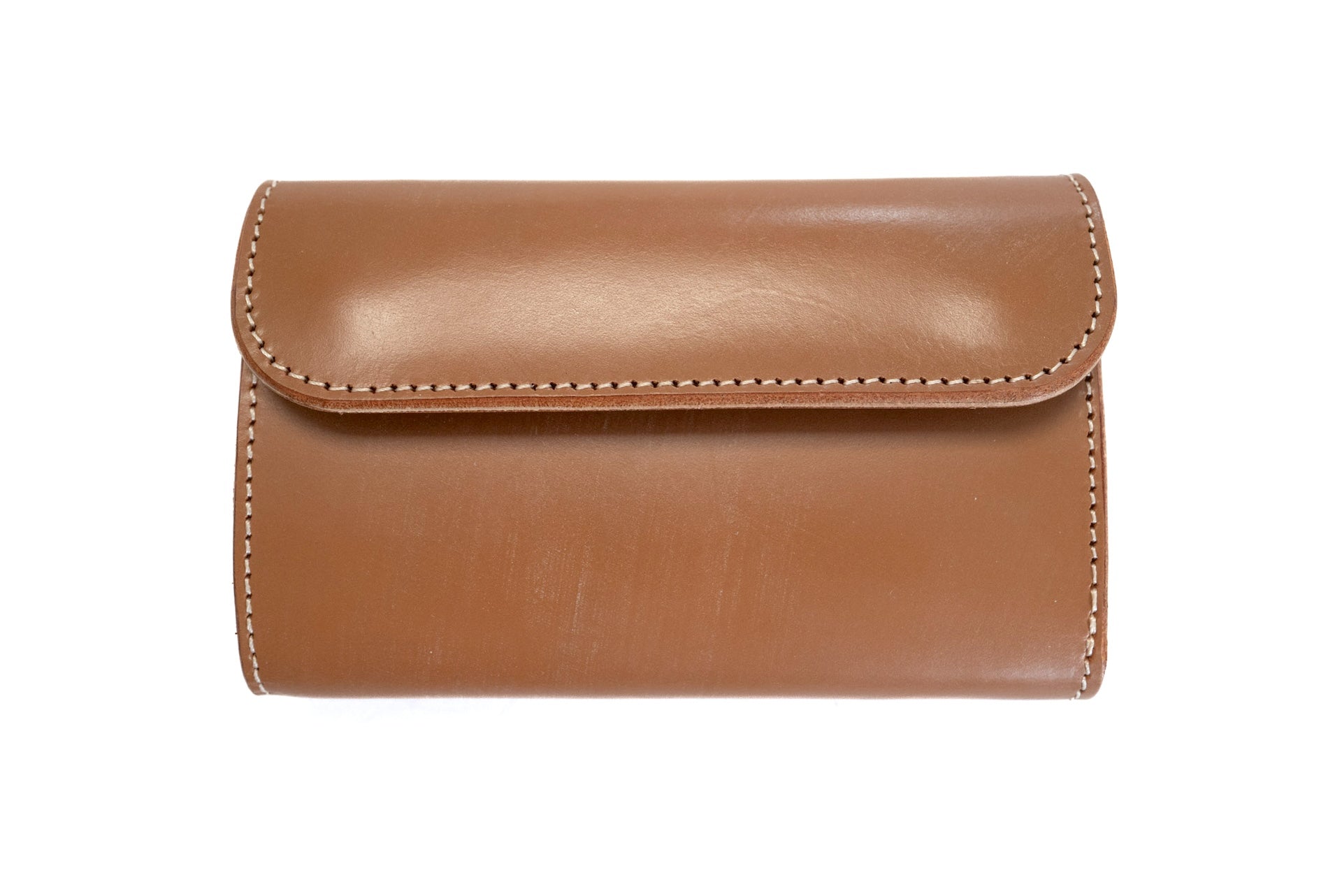 Inception by Accel Company 'Bridle Cowhide' Middle Wallets (Tan)