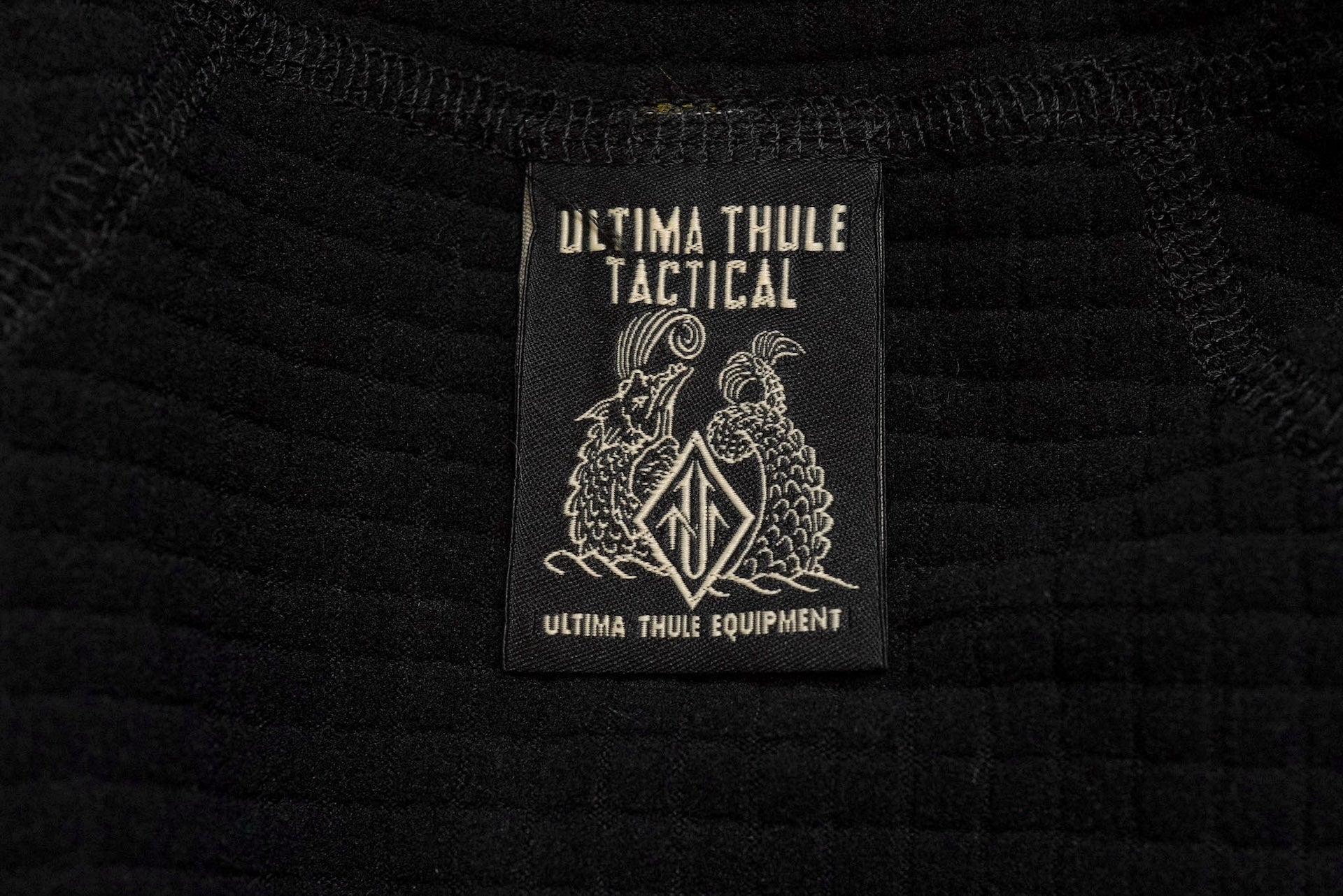 Ultima Thule by Freewheelers "WATCHDOG" Fleece Base Layer Front Zip Hoodie (Black)