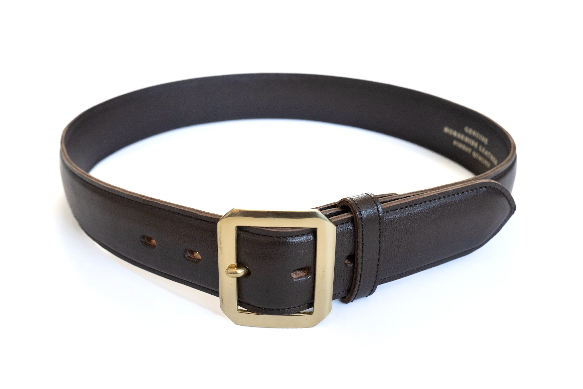 Inception by Accel Company Horsehide "Garrison Belt" (Brown Teacored)