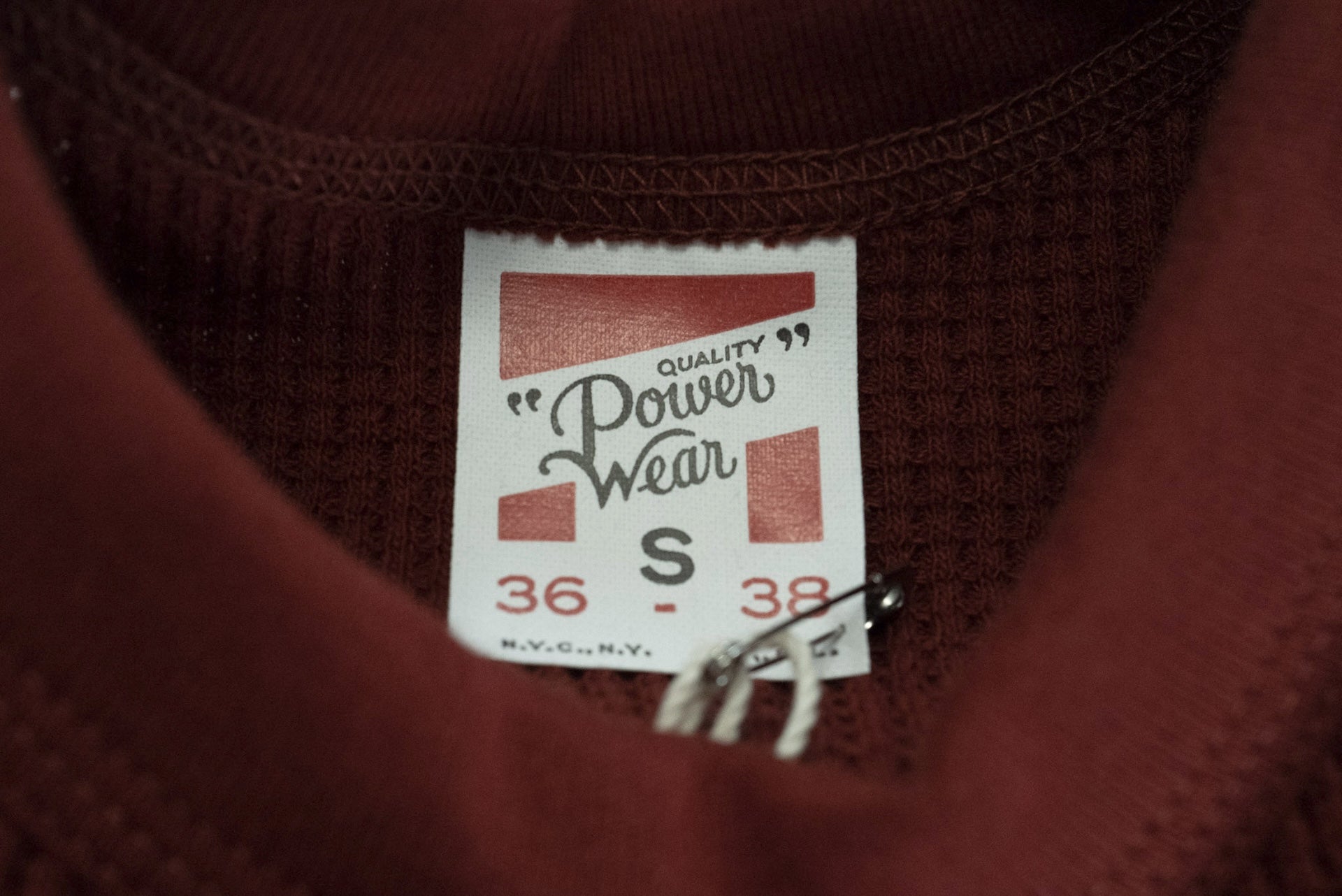 Freewheelers "Crew Neck" L/S Thermal (Red)
