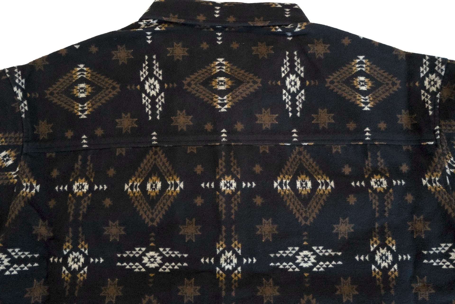 The Flat Head "Navajo Style" Cotton Blanket Jacket (Black)