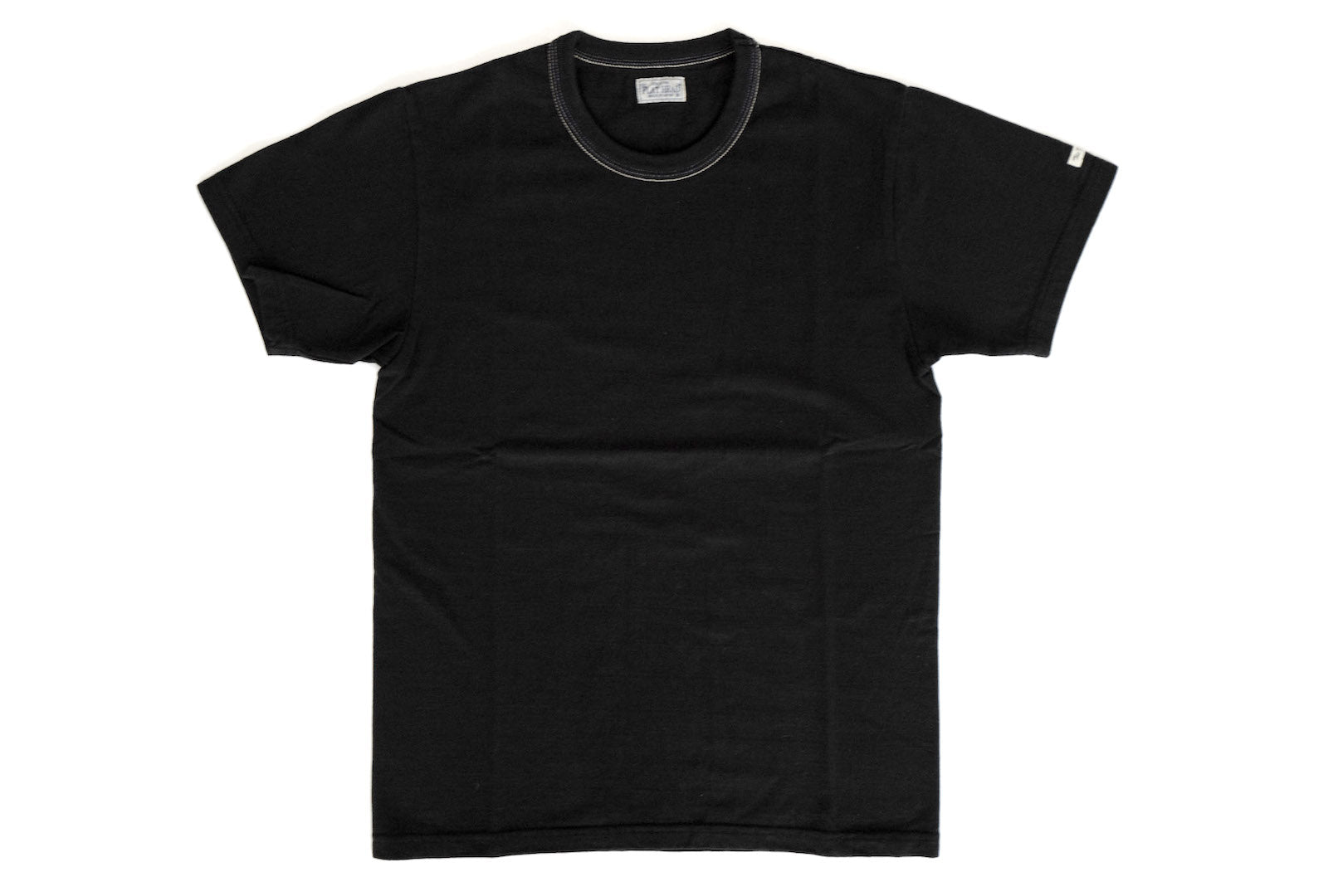 The Flat Head 24 Version 9oz Loopwheeled Plain Tee (Black)