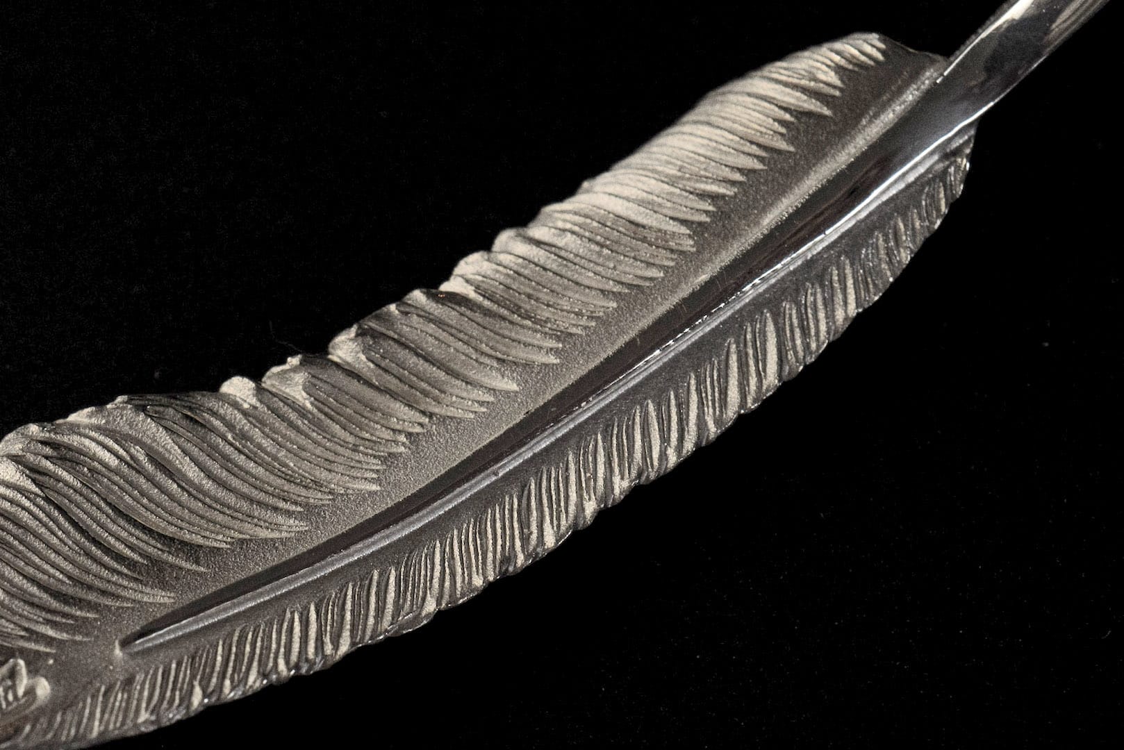 Legend "Large Feather" Silver Pendants
