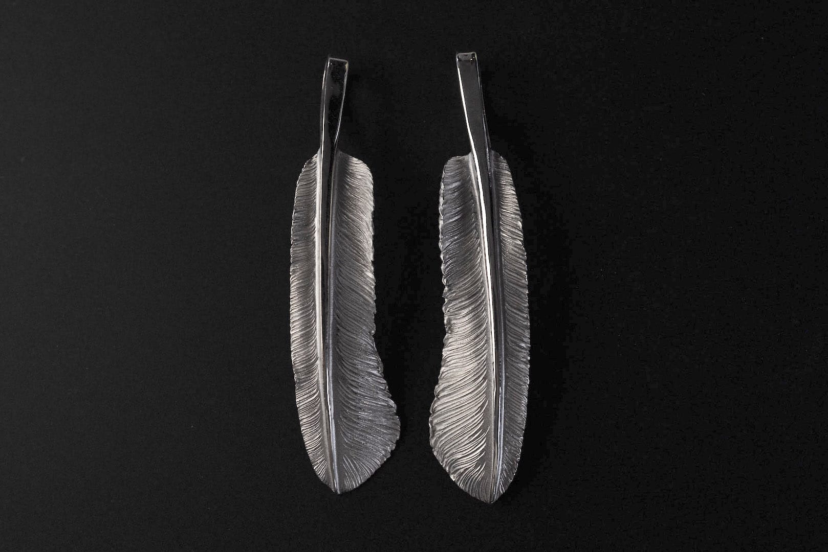 Legend "X-Large Feather" Silver Pendants