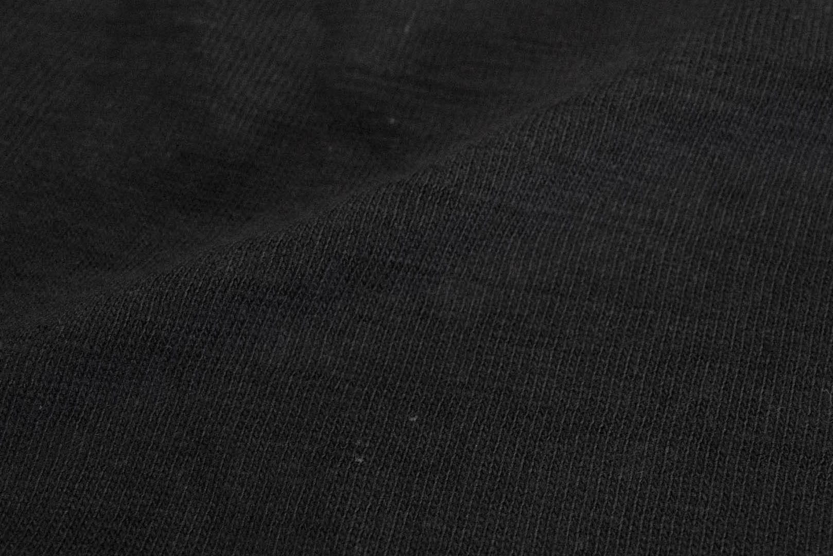 Warehouse 5.5oz "Bamboo Textured" L/S Plain Tee (Black)