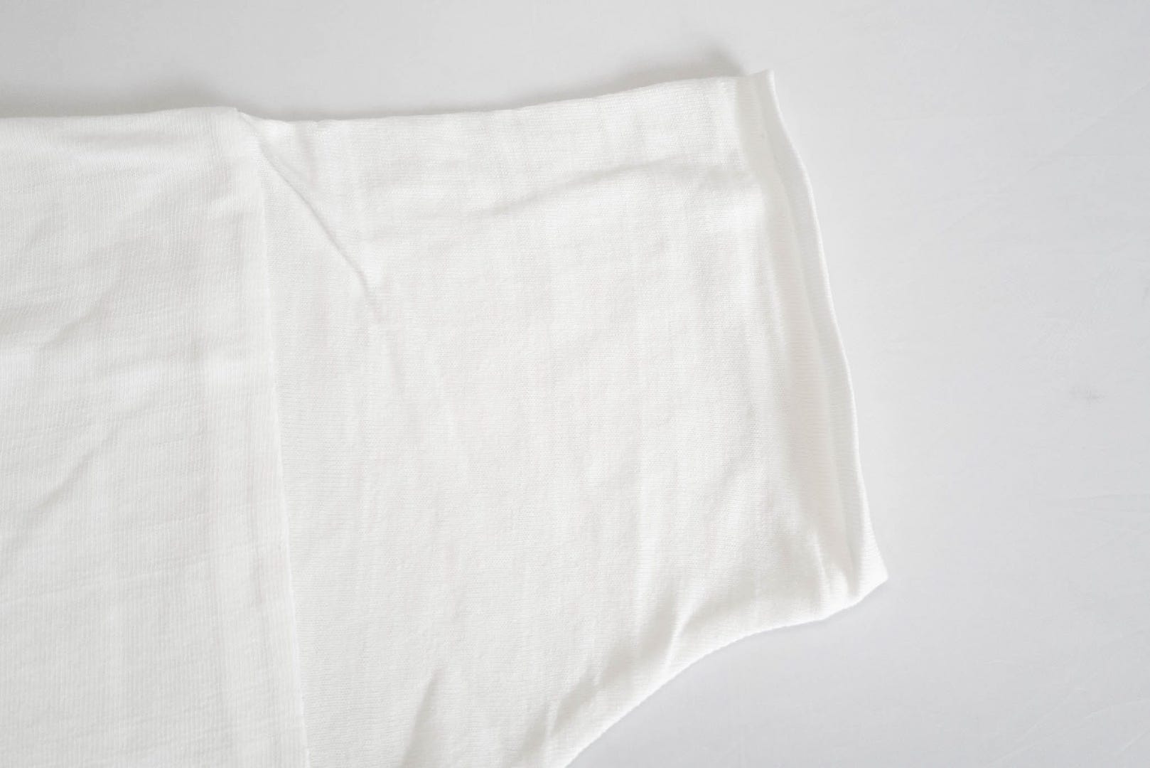 John Gluckow X Warehouse Co. 6oz Loopwheeled Plain Tee (White)