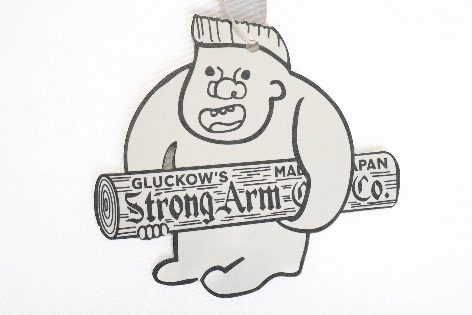 John Gluckow X Warehouse Co. 6oz Loopwheeled Plain Tee (White)