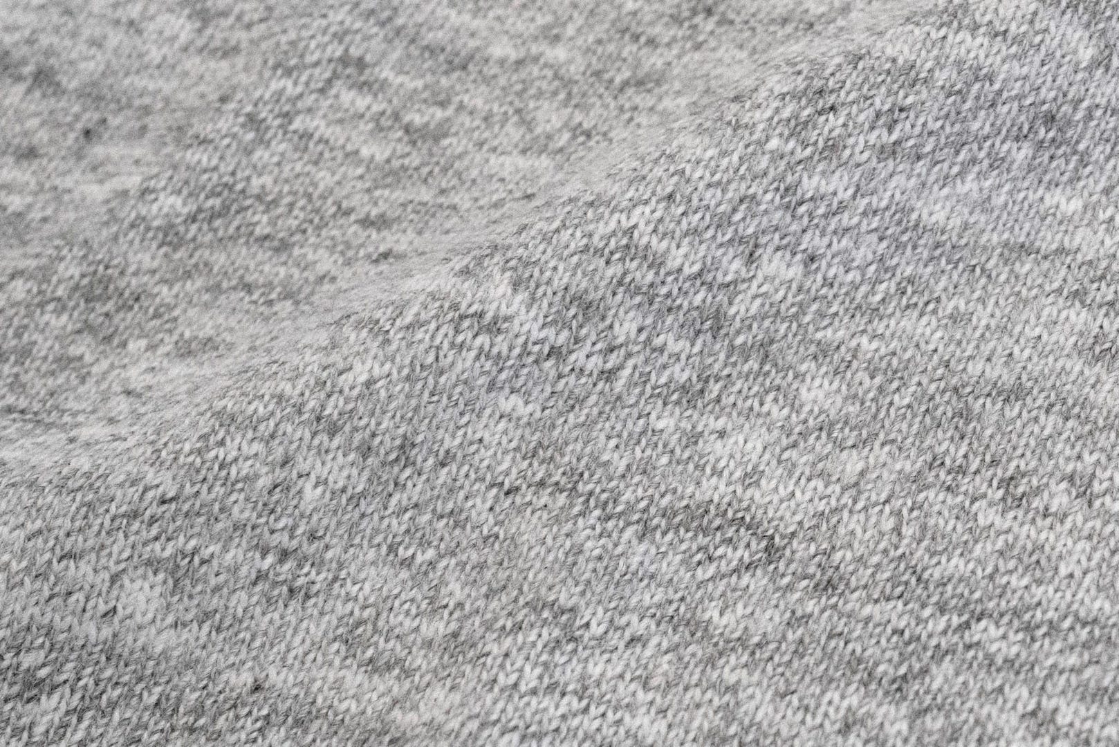 John Gluckow X Warehouse Co. 6oz Loopwheeled Plain Tee (Grey)