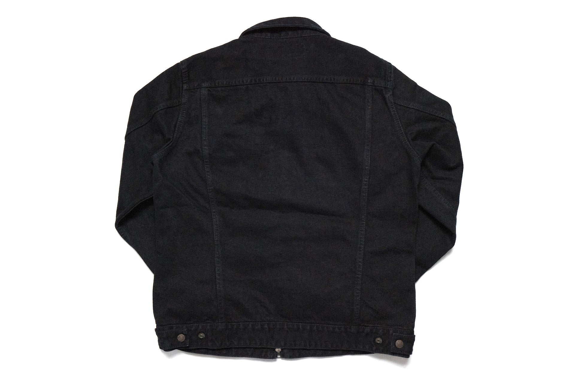 Iron Heart 14oz Broken Twill Denim Work Jacket (Indigo X Black)