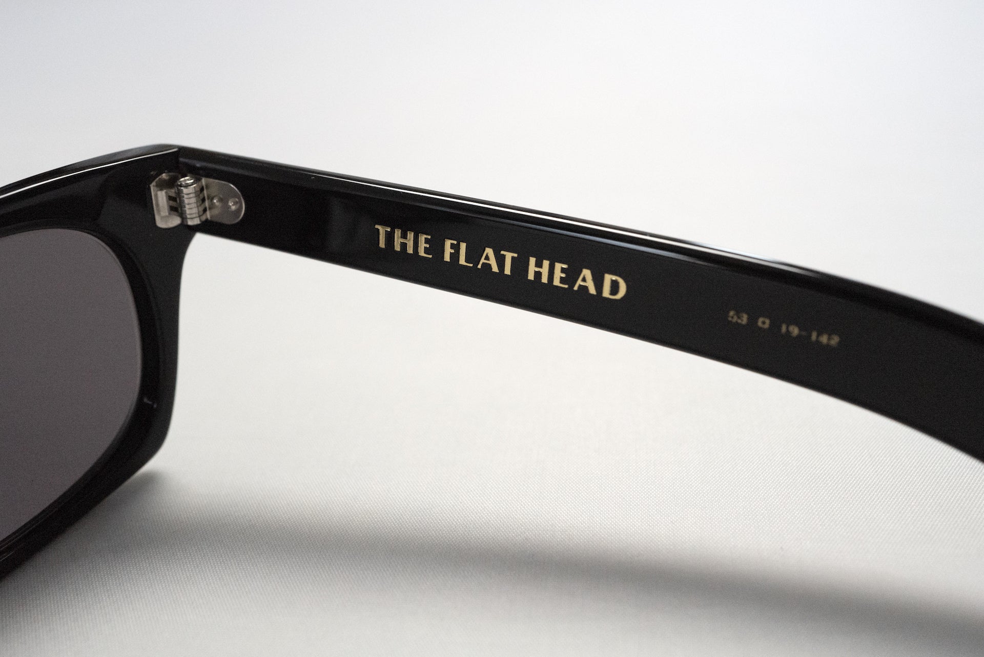 The Flat Head "Mid-Century" Acetate Sunglasses (Classic Black)