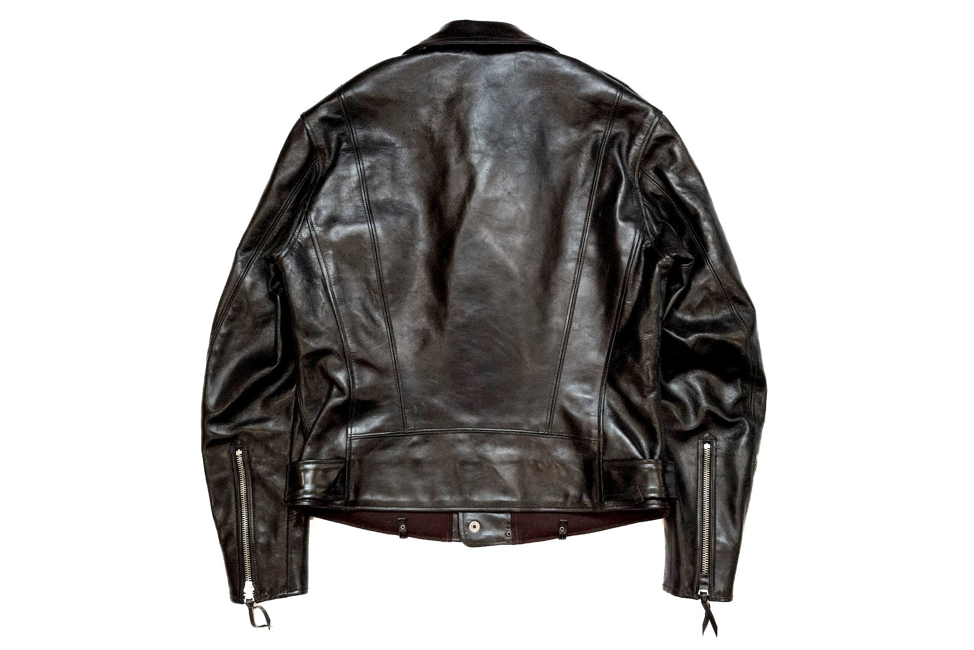 Freewheelers 30s Motorcycle "La Brea" Horsehide Jacket (Rude Black)