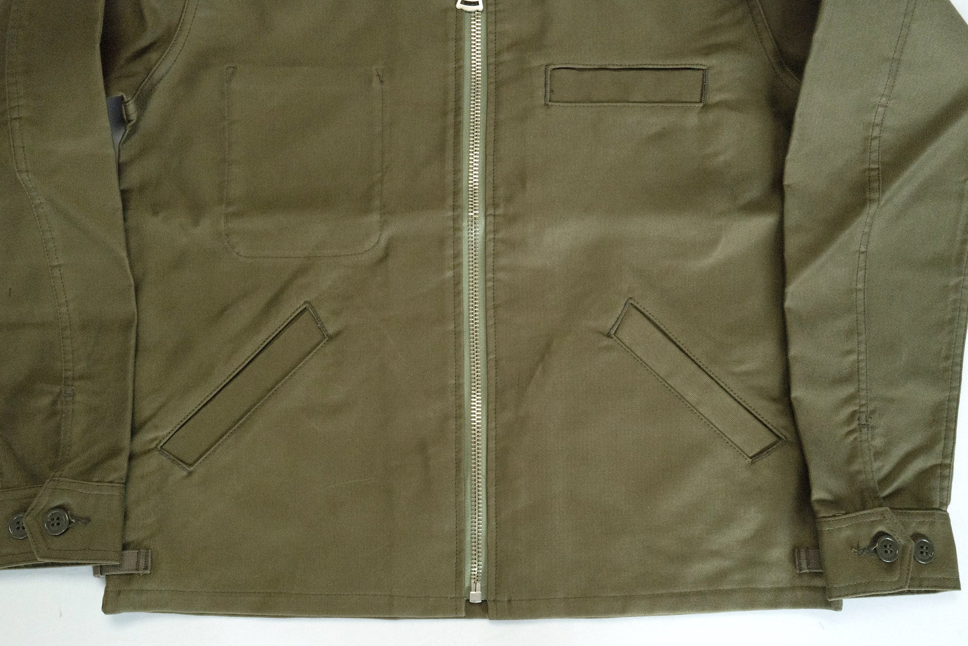 Unique Garment Heavyweight Jungle Cloth 'Utility' Jacket (Olive)