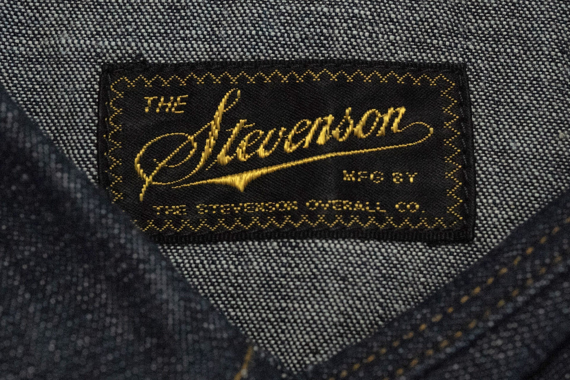 Stevenson Overall Co. 'Cody' 6.5oz Denim Western Shirt (Indigo)