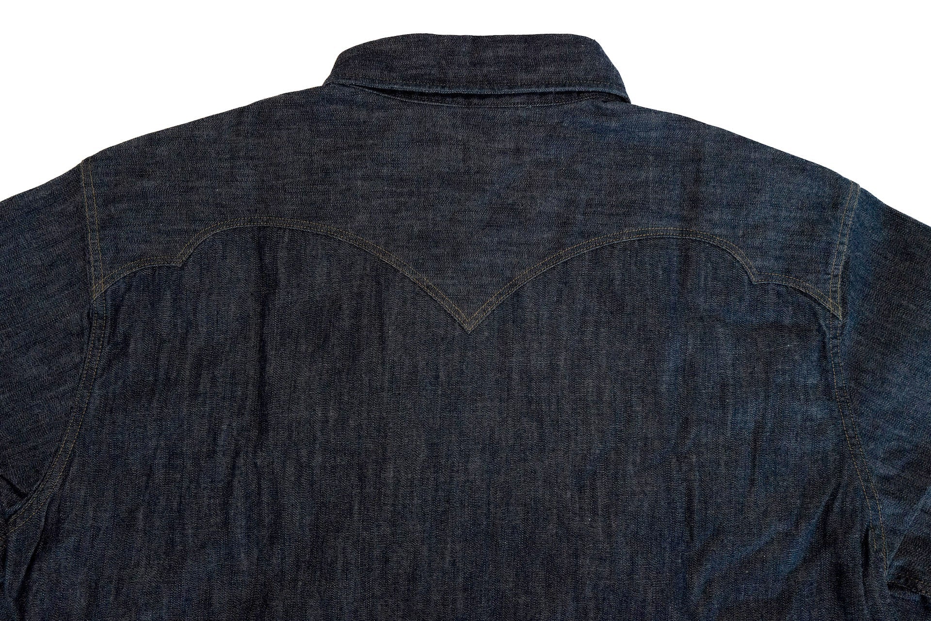 D5701 OW Natural Indigo Denim Western Shirt — Brooklyn Clothing