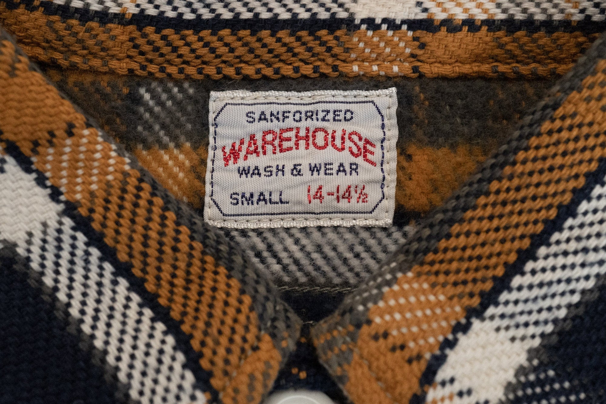 Warehouse Co. LOT.3104 Type B Selvage Flannel Workshirt (Tiger Yellow)