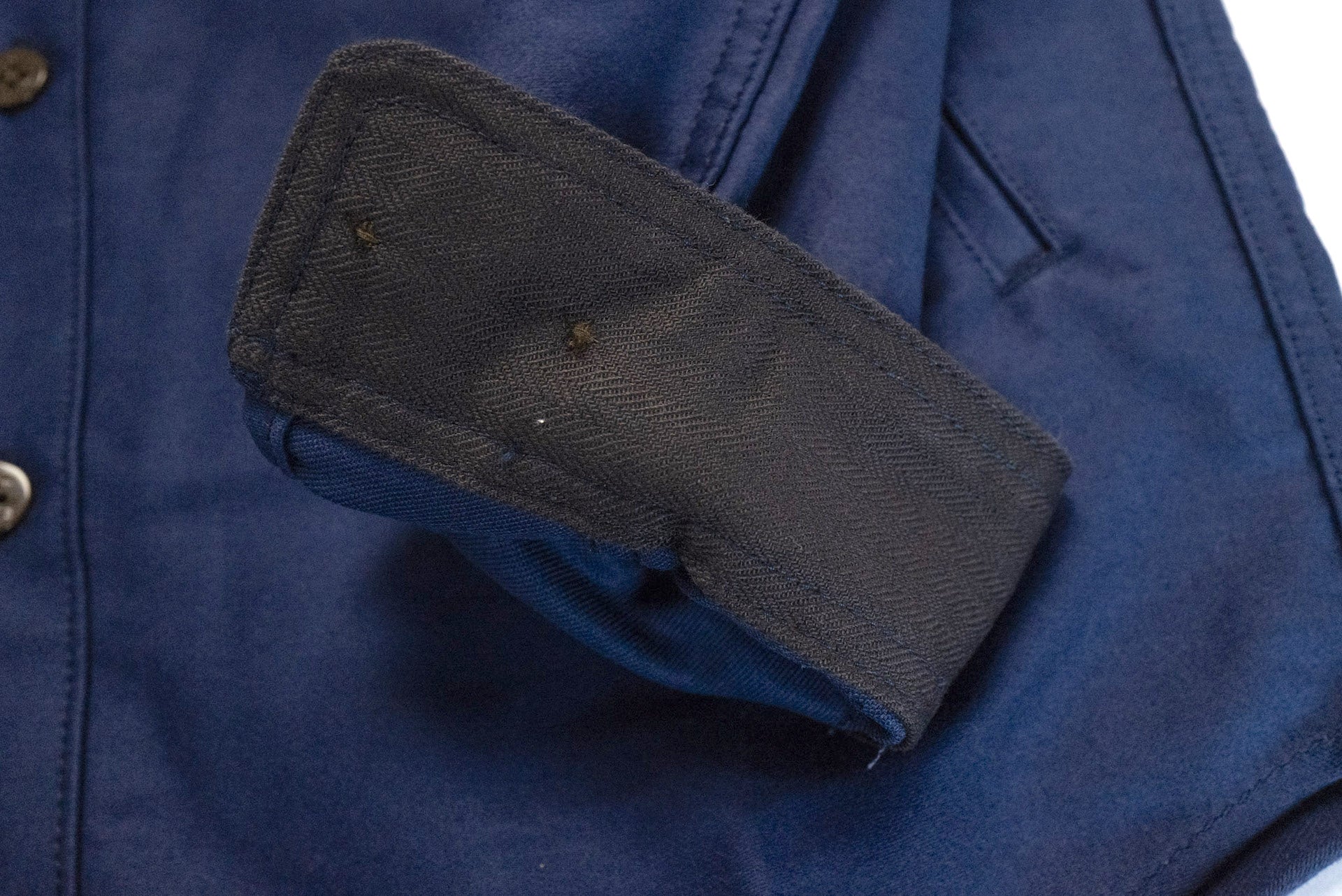 Unique Garment 'Deck Master' Moleskin C.P.O Jacketed Shirt (Royal Blue)