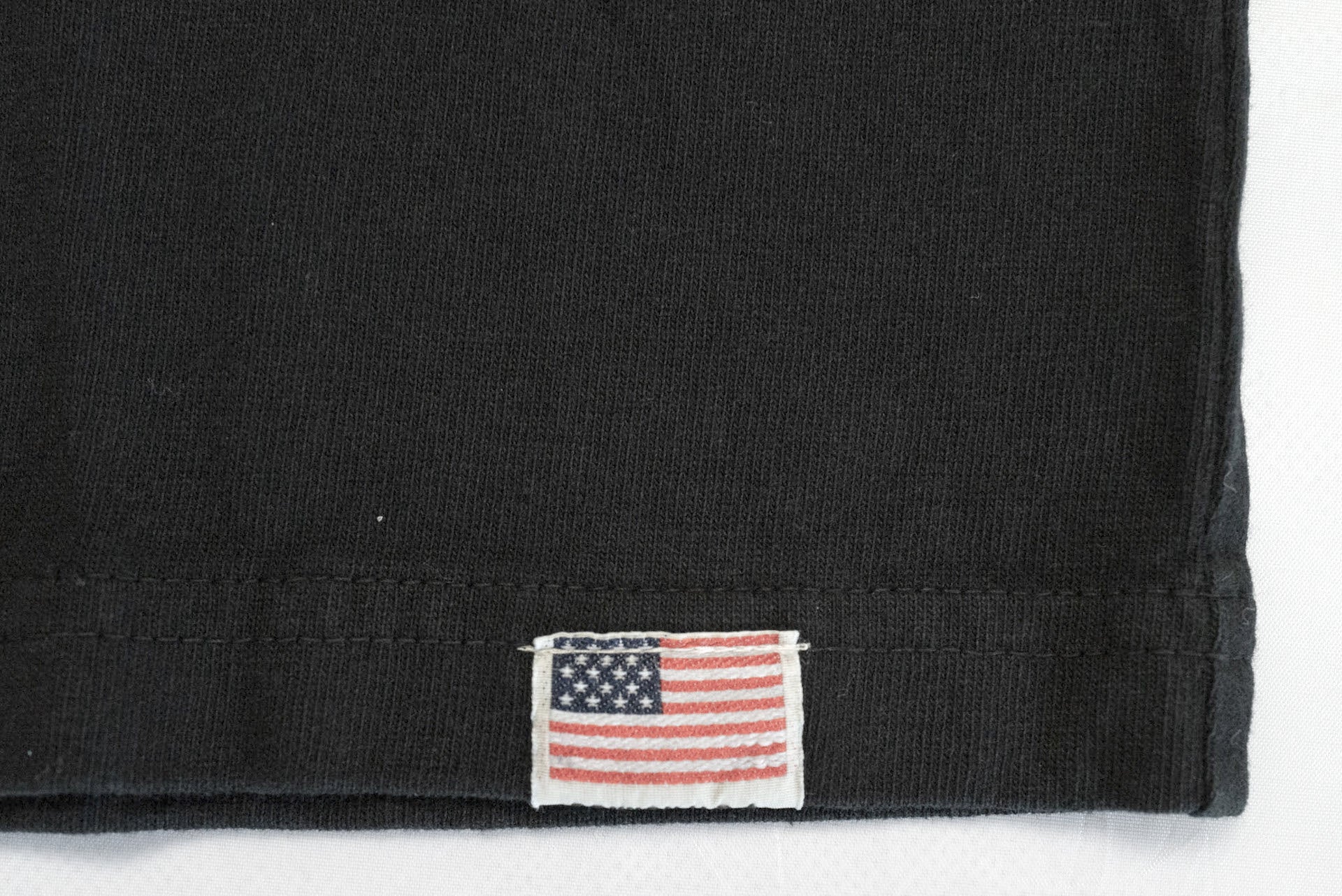 Studio D'Artisan 7oz 'USA Cotton' Loopwheeled Tee (Black)