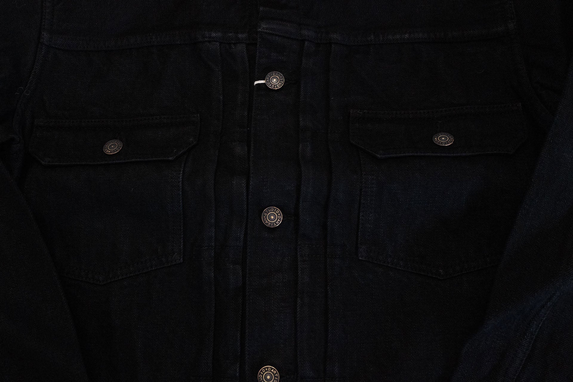 Studio D'Artisan 14oz "Kurozome" Ultimate-Black Type 2 Denim Jacket