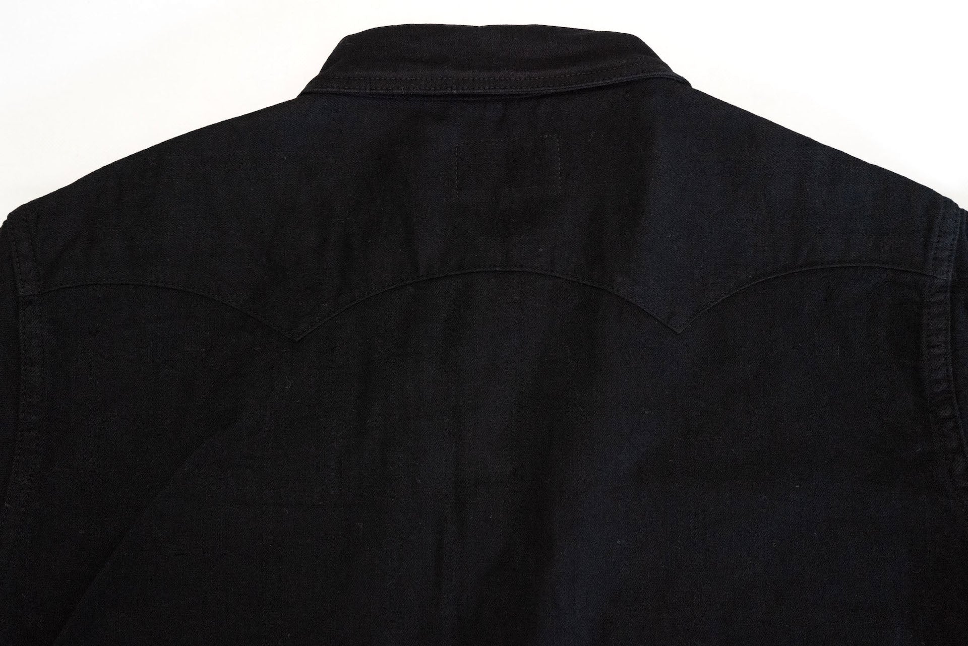 Studio D'Artisan 8oz "Kurozome" Ultimate Black Denim Western Shirt