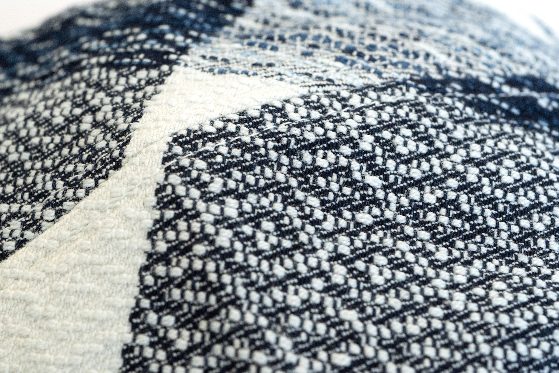 Samurai Natural Indigo Sashiko 5 Panels Cap (Breaking Dawn)