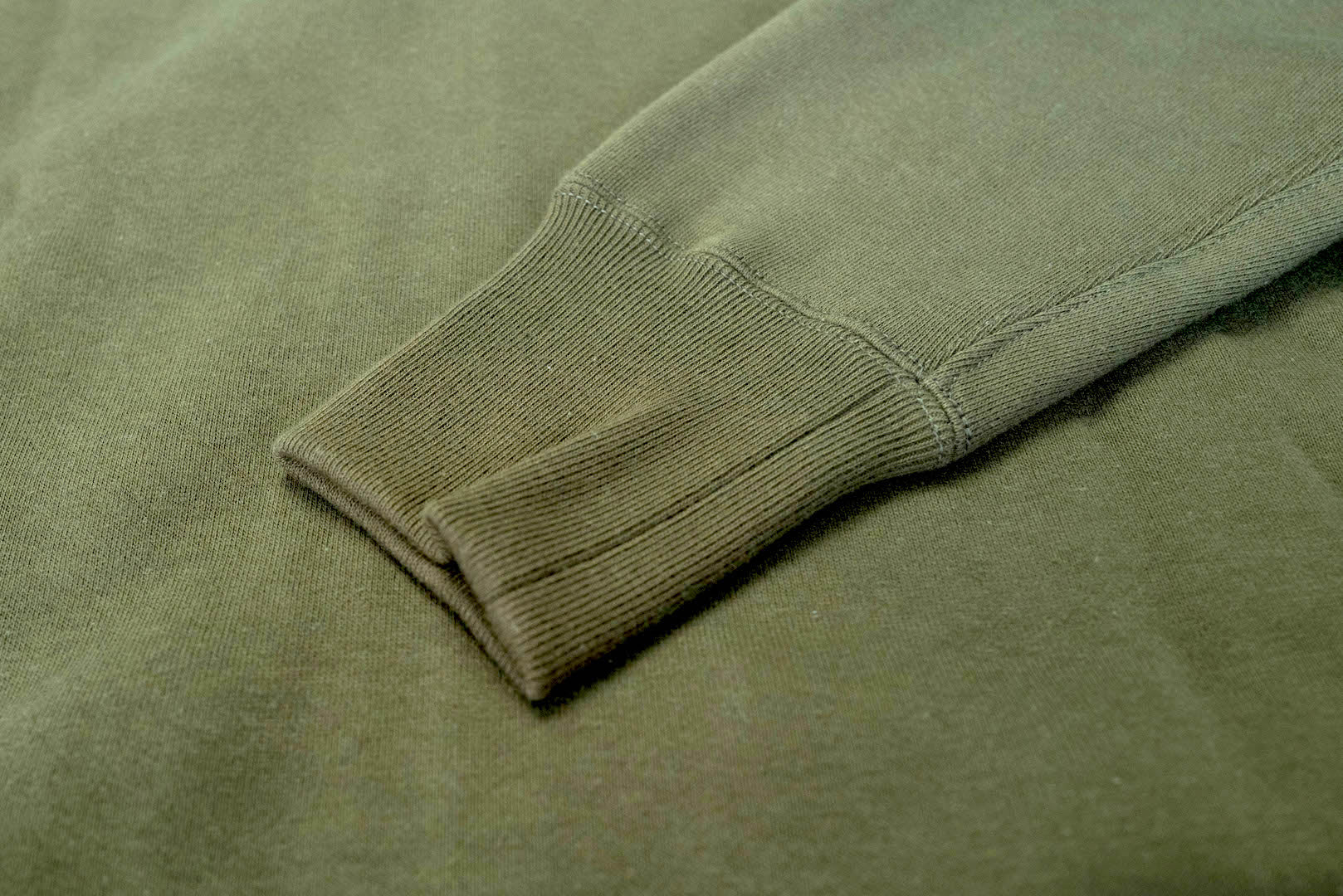 The Strike Gold x CORLECTION 12oz Loopwheeled Pull Over (Vintage Olive)