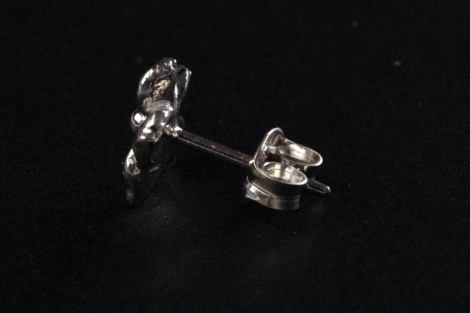 First Arrow's Small Silver "Flower" Earring (O-056)