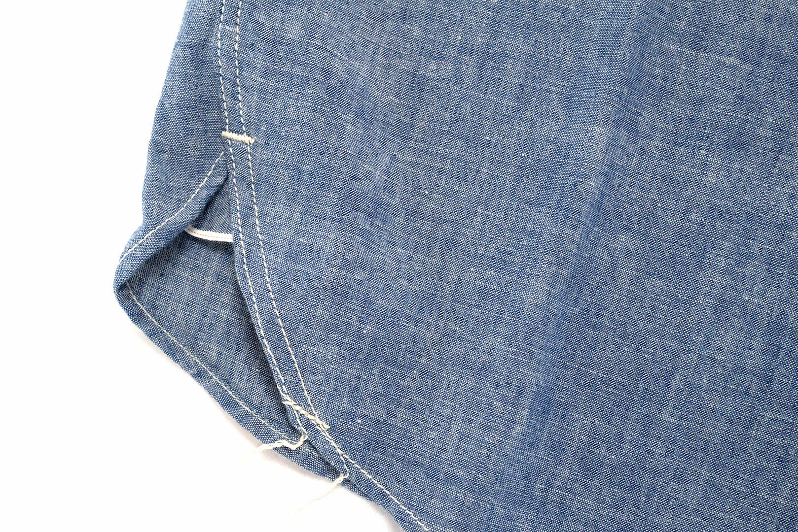 Freewheelers 8oz "Neal" Selvage Chambray Shirt ‘25 Version (Indigo)