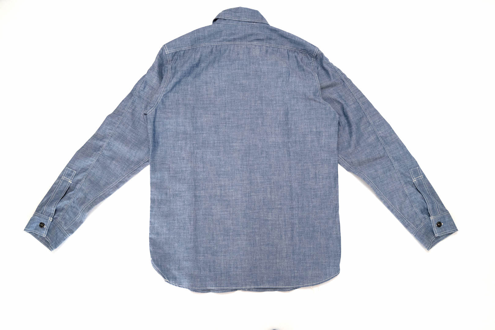 Freewheelers 8oz "Neal" Selvage Chambray Shirt ‘25 Version (Indigo)