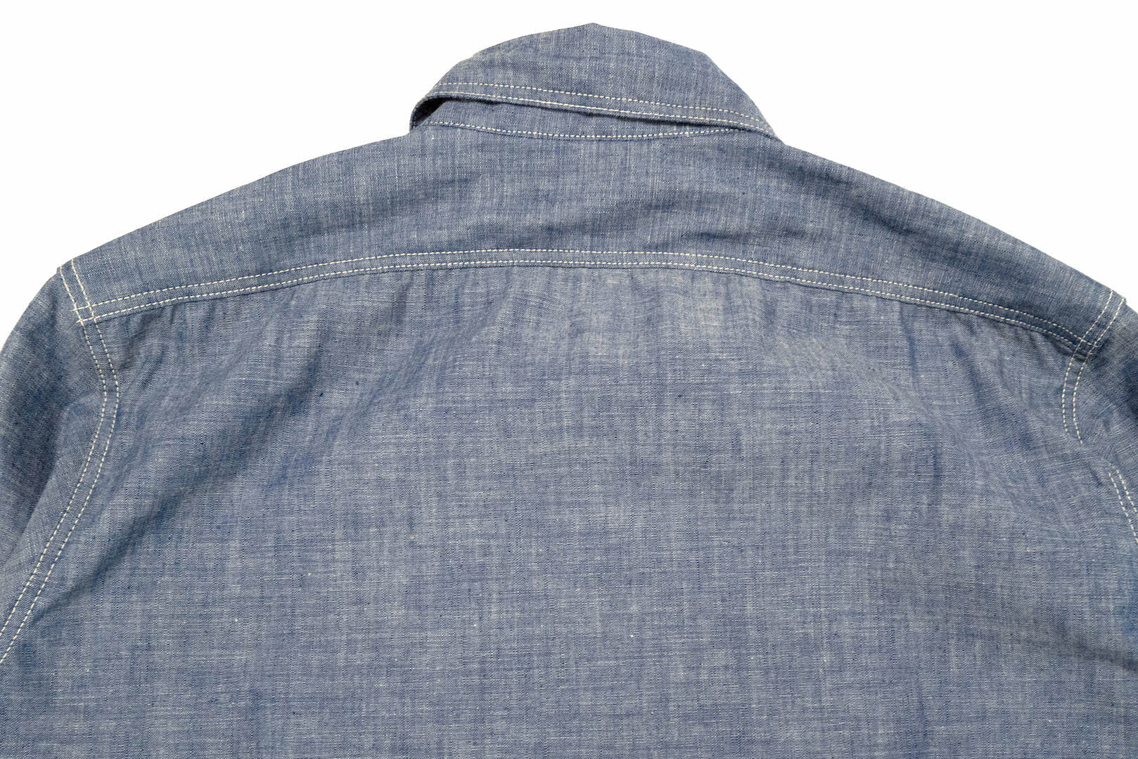 Freewheelers 8oz "Neal" Selvage Chambray Shirt ‘25 Version (Indigo)