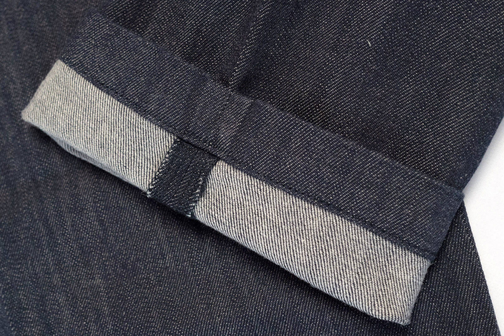 Japan Blue 9oz "Cote d'Ivoire" Indigo Selvage Denim Trousers (Tapered fit)