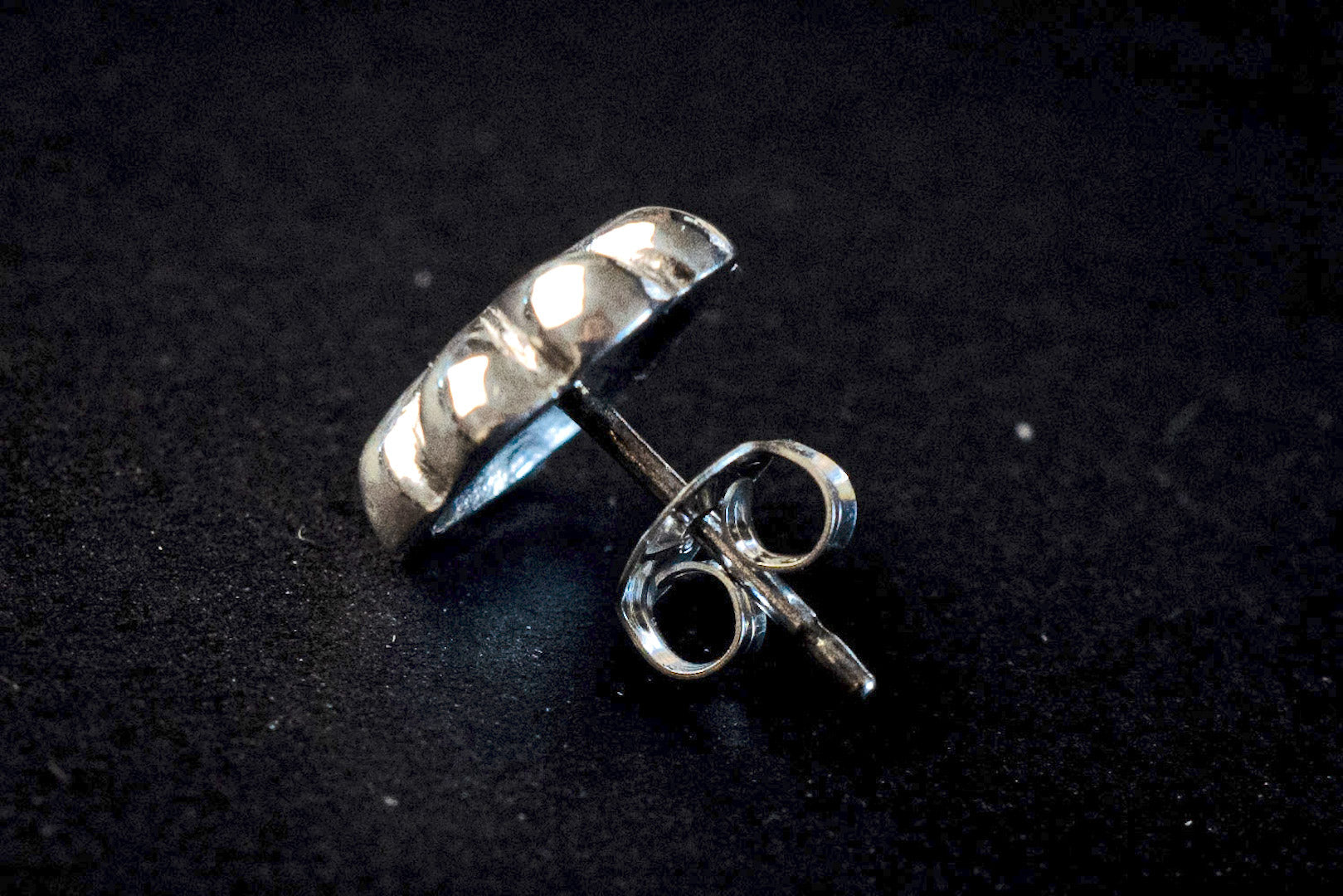 First Arrow's Silver Concho Earring (O-006)