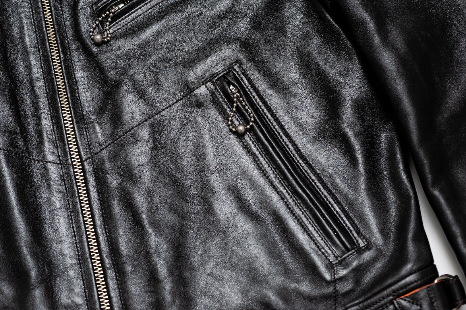 Freewheelers "Mulholland" Horsehide Jacket (Vintage Black)